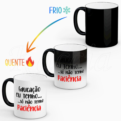 Caneca Não Tenho Paciência Flork