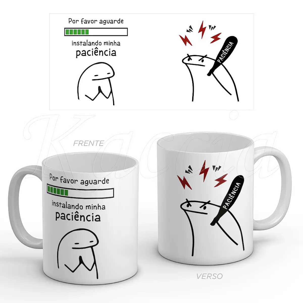 Caneca Instalando Minha Paciência Flork
