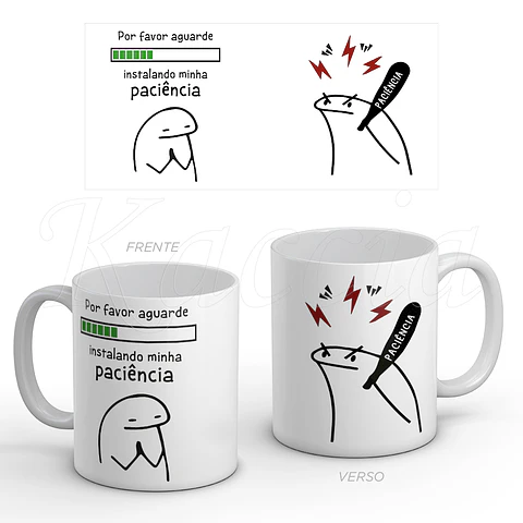Caneca Instalando Minha Paciência Flork