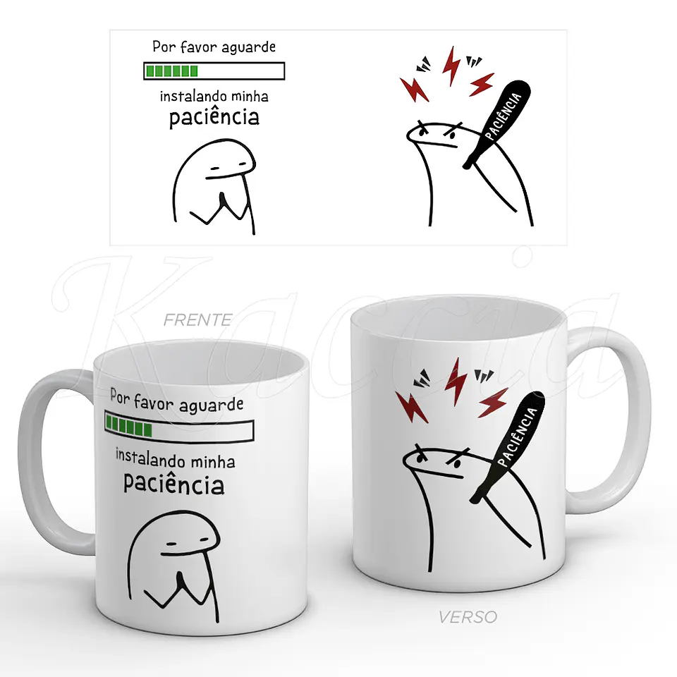 Caneca Instalando Minha Paciência Flork 1