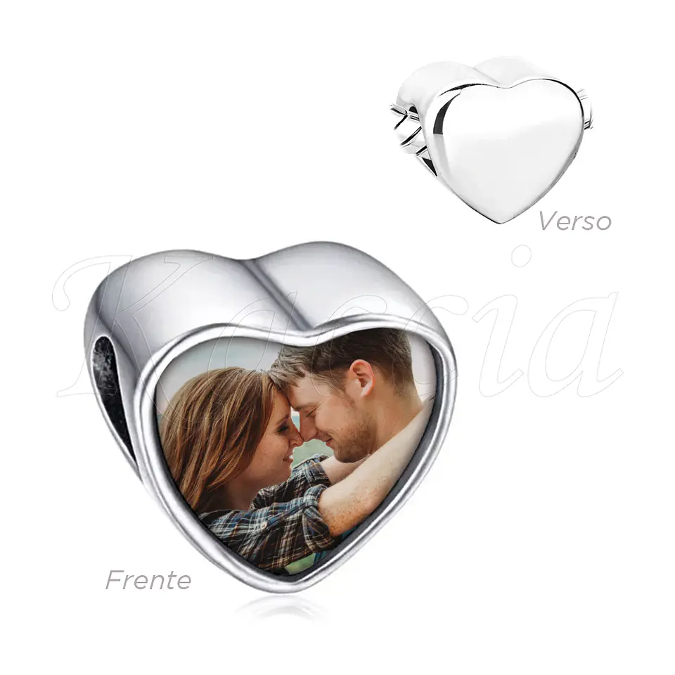 Colar Personalizado Coração Feminino com Foto 4