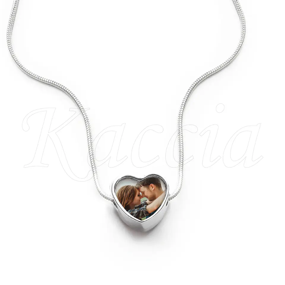 Colar Personalizado Coração Feminino com Foto 5