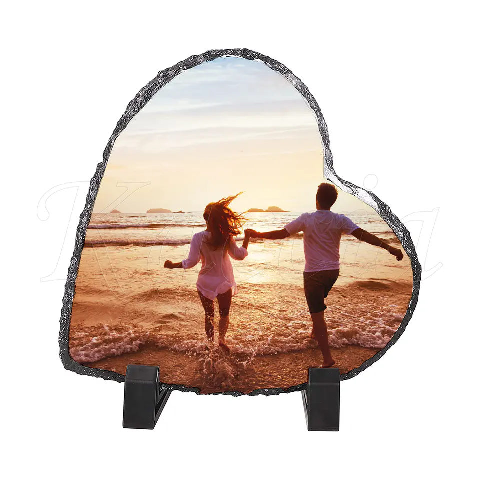 Moldura Personalizada com Foto Pedra Coração 2