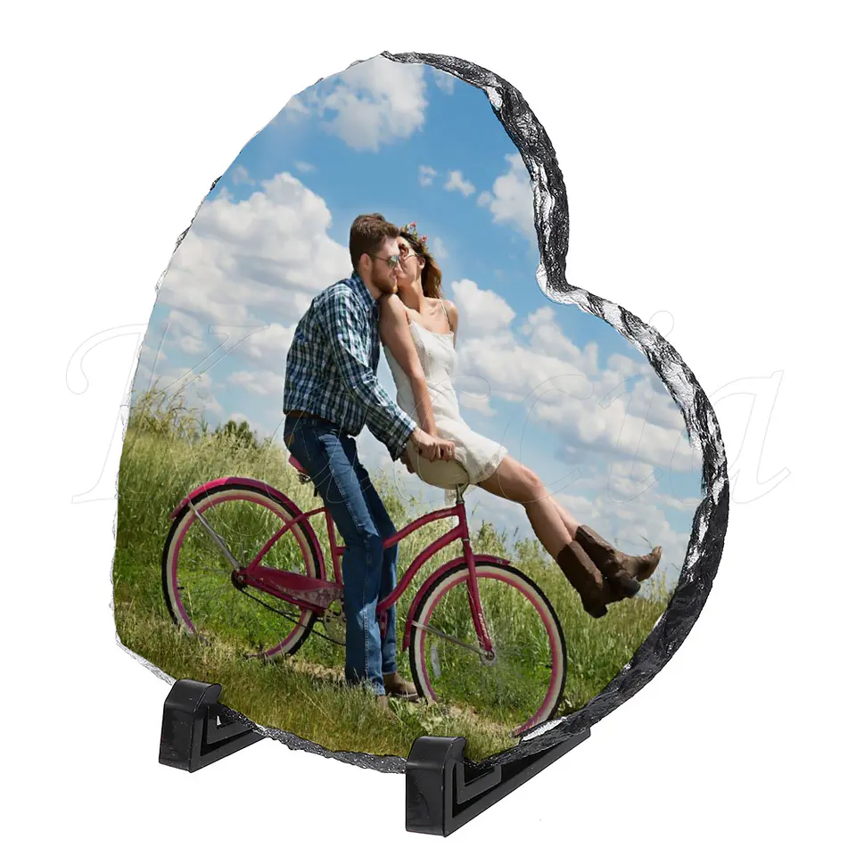 Moldura Personalizada com Foto Pedra Coração 3