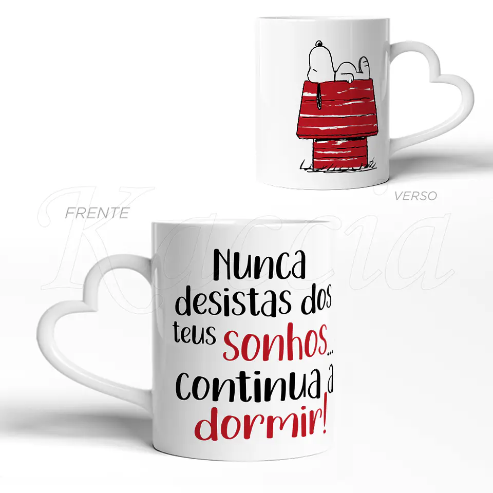 Caneca Continua a Dormir Snoopy 3