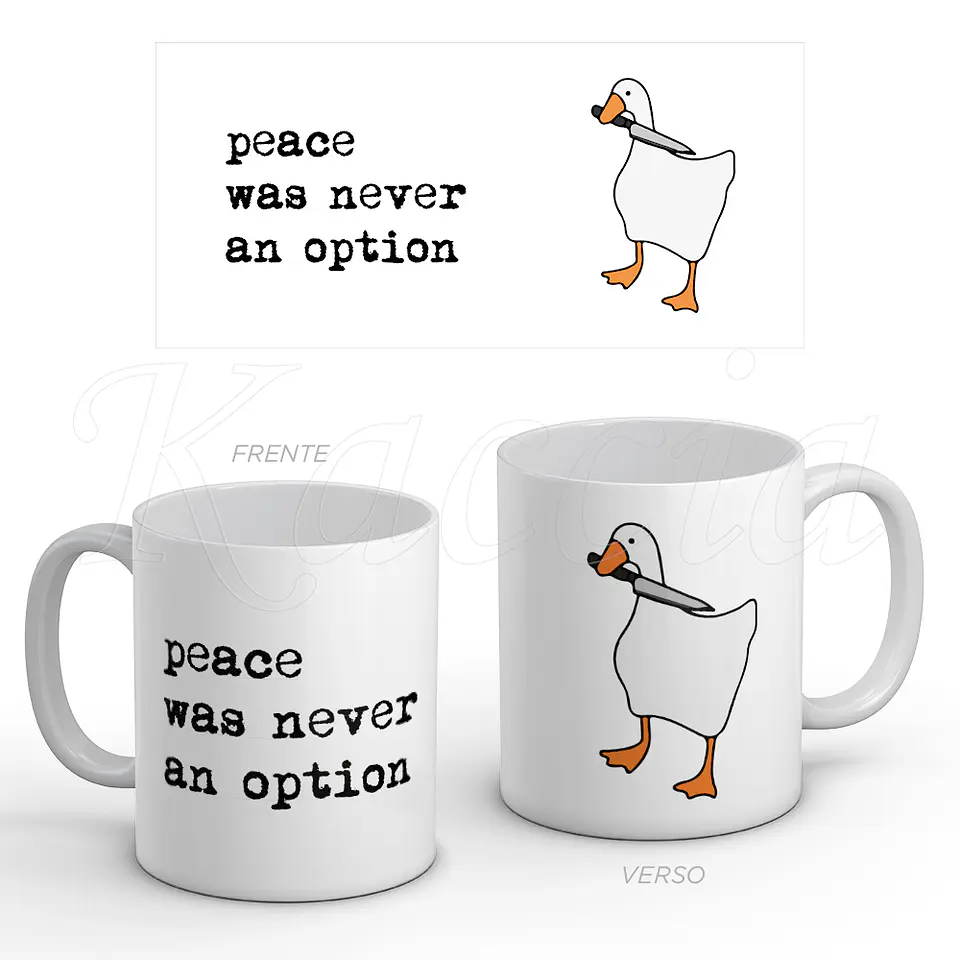 Caneca Peace was never an option 1