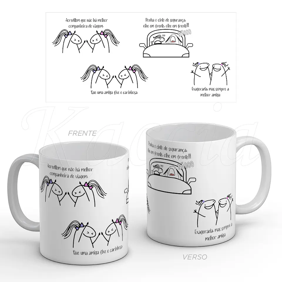 Caneca Amiga Companheira de Viagem Flork 1