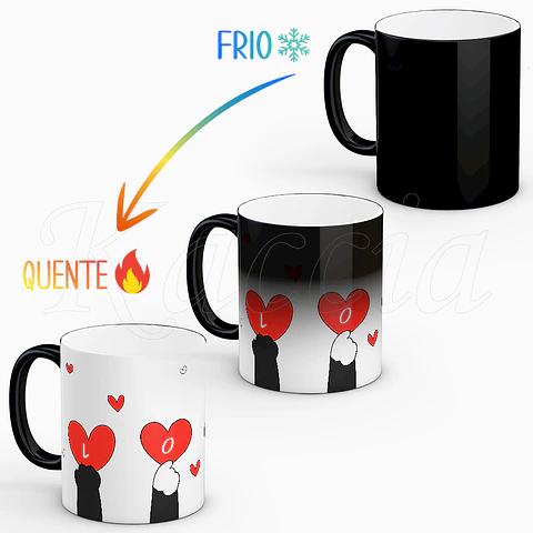 Caneca Love Gatinhos
