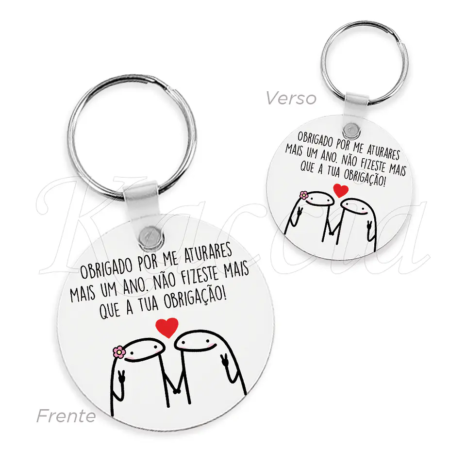Porta-chaves Flork Obrigado por me aturares 2