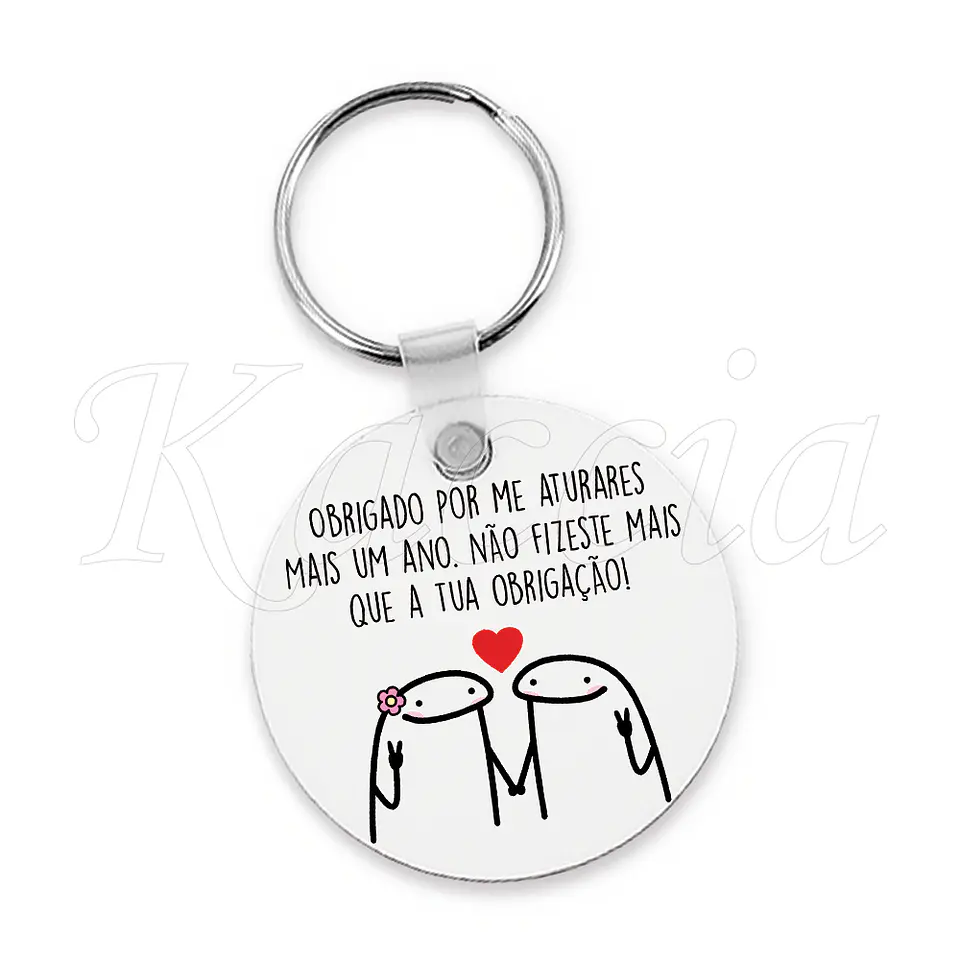 Porta-chaves Flork Obrigado por me aturares 1