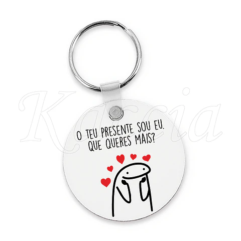 Porta-chaves Flork Presente Sou Eu
