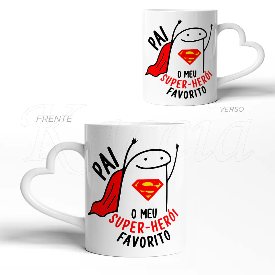Caneca Pai Super Herói Flork 3