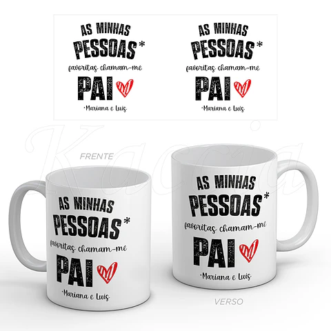 Caneca Personalizada Chamam-me Pai