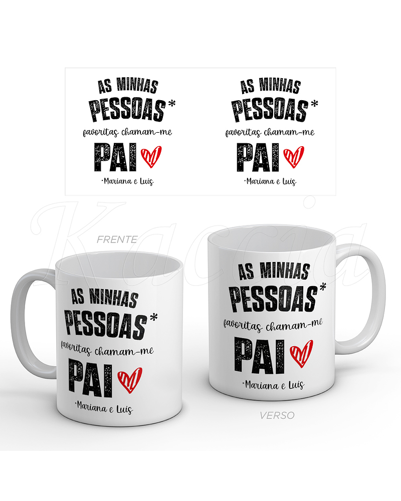 Caneca Personalizável Chamam-me Pai