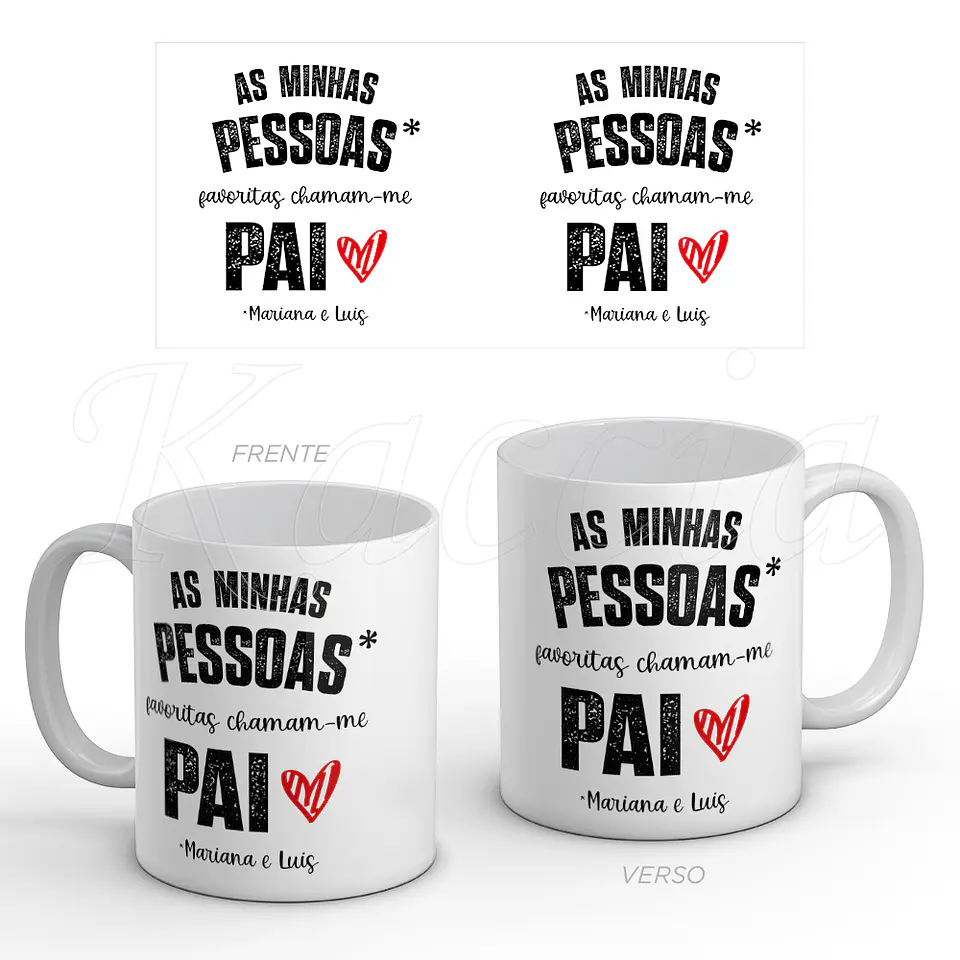 Caneca Personalizada Chamam-me Pai 1