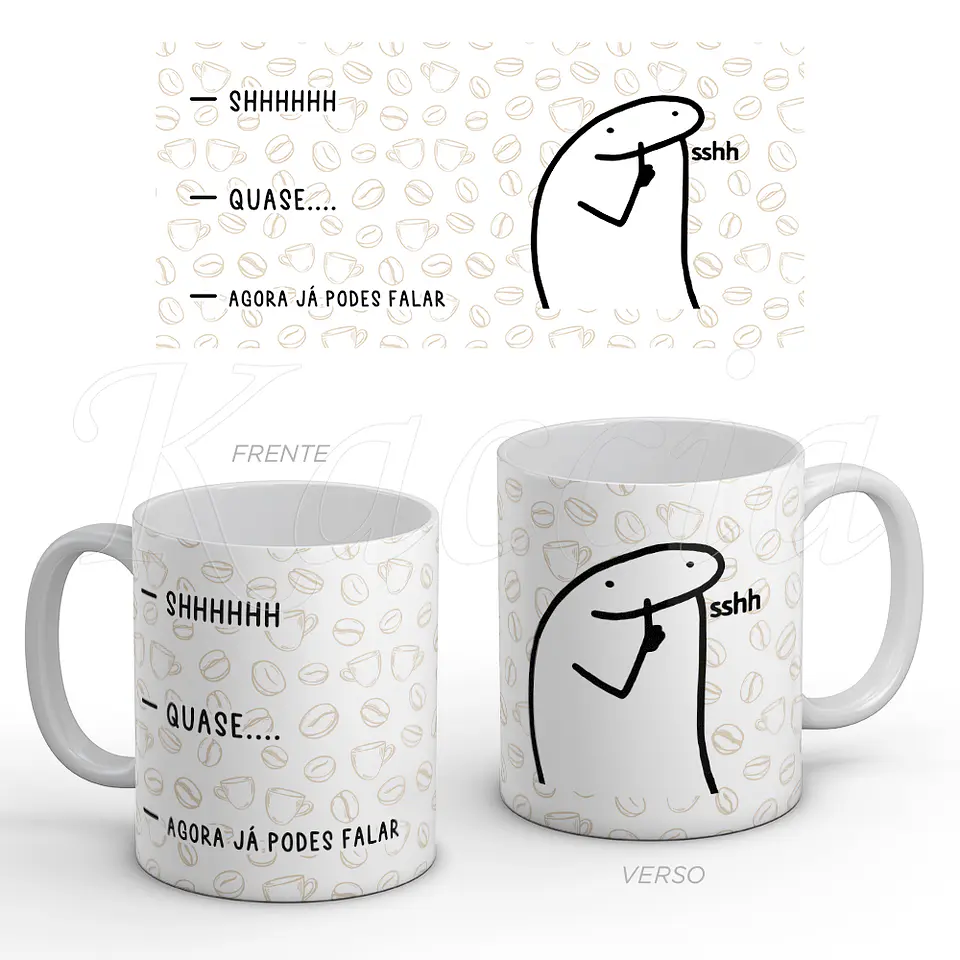 Caneca Sshhhh Café Flork 1