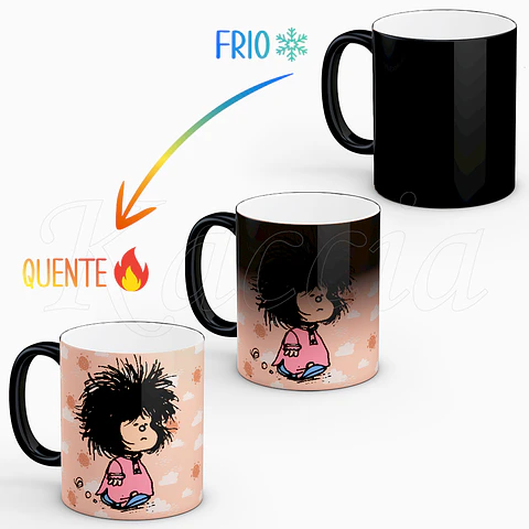 Caneca Sonhar Não Custa Mafalda