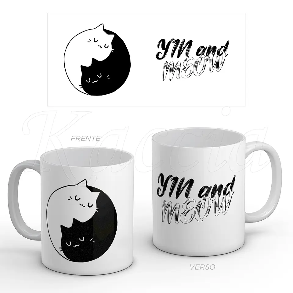 Caneca Yin and Meow 1
