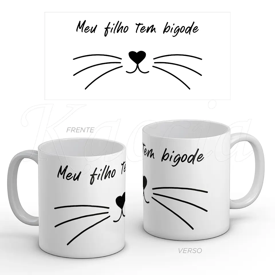 Caneca Meu Filho Tem Bigode 1