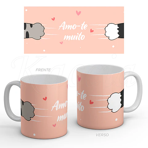 Caneca Personalizada Frase Patinhas