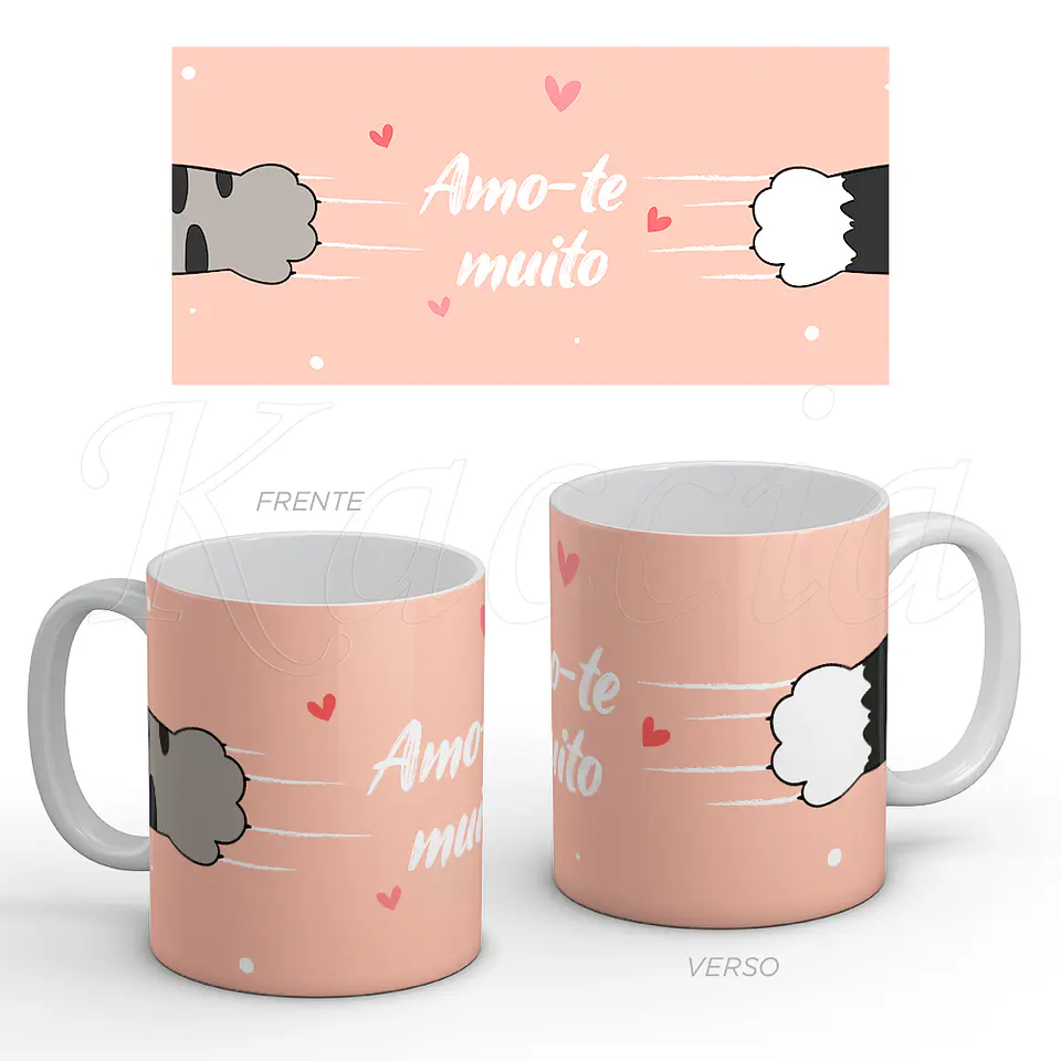 Caneca Personalizada Frase Patinhas 1