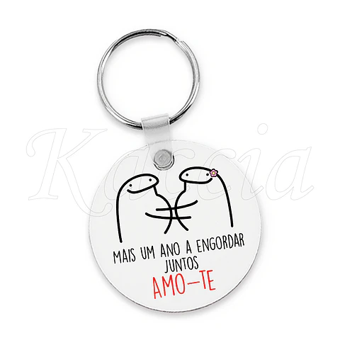 Porta-chaves Flork A Engordar Juntos