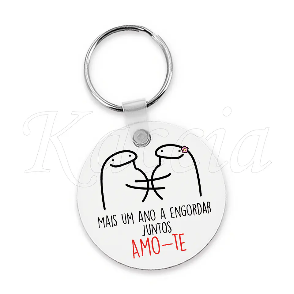 Porta-chaves Flork A Engordar Juntos 1