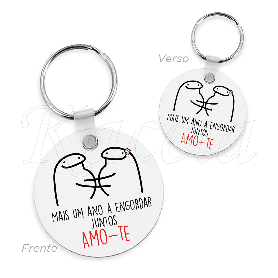 Porta-chaves Flork A Engordar Juntos 2
