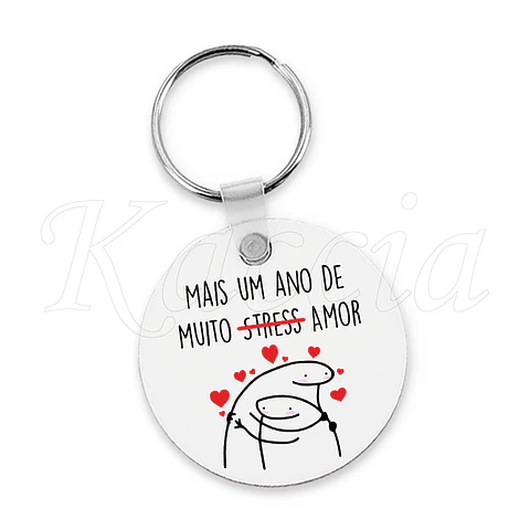 Porta-chaves Flork Mais um ano de Muito...