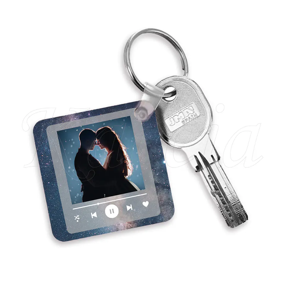 Porta-chaves Spotify Square Espaço 4