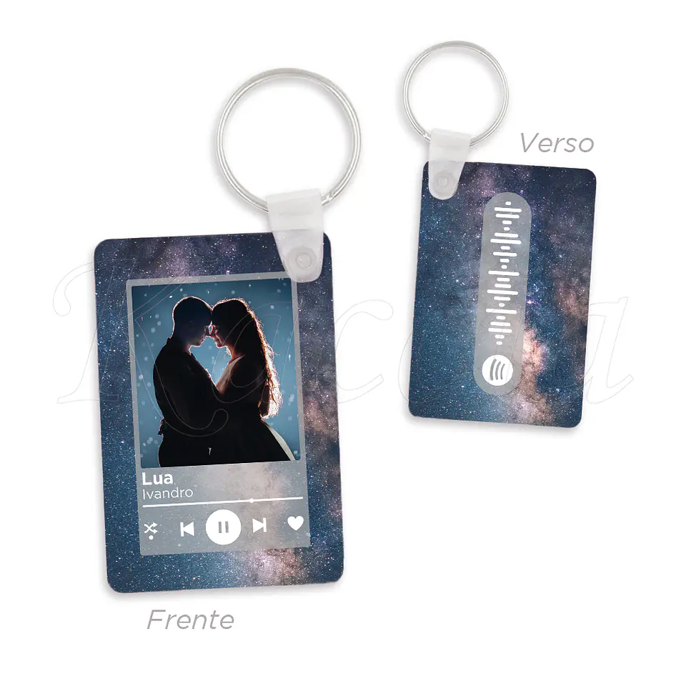 Porta-chaves Spotify Rectangular Espaço 1