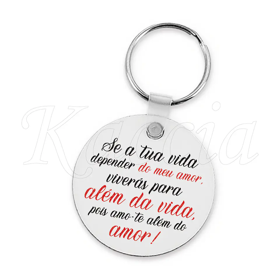 Porta-chaves Personalizado Redondo Mickey & Minnie 3