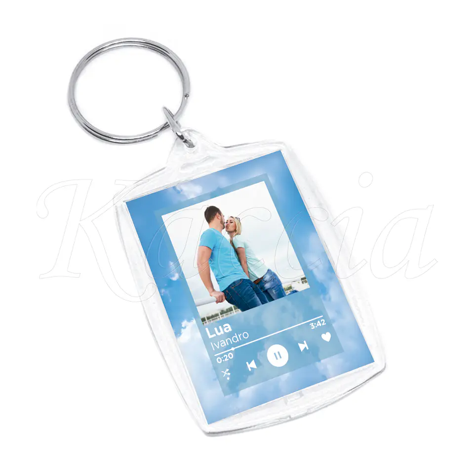 Porta-chaves Spotify Acrílico Céu 2