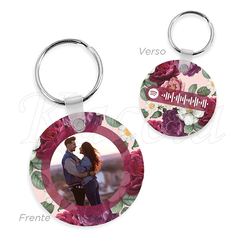Porta-chaves Spotify Circle Vintage