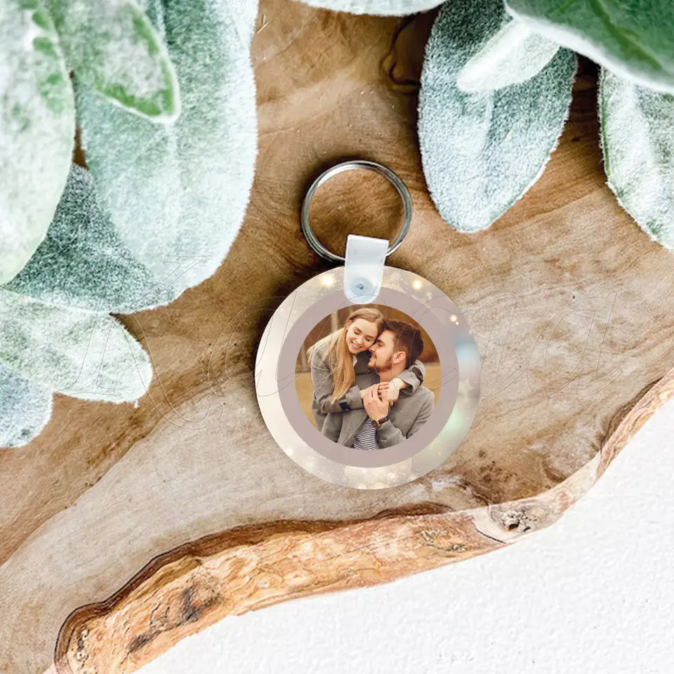 Porta-chaves Spotify Circle Bokeh 4