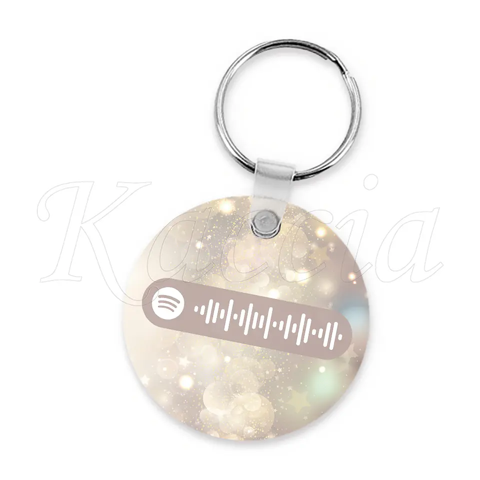 Porta-chaves Spotify Circle Bokeh 3