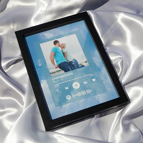 Quadro Spotify Personalizado Céu