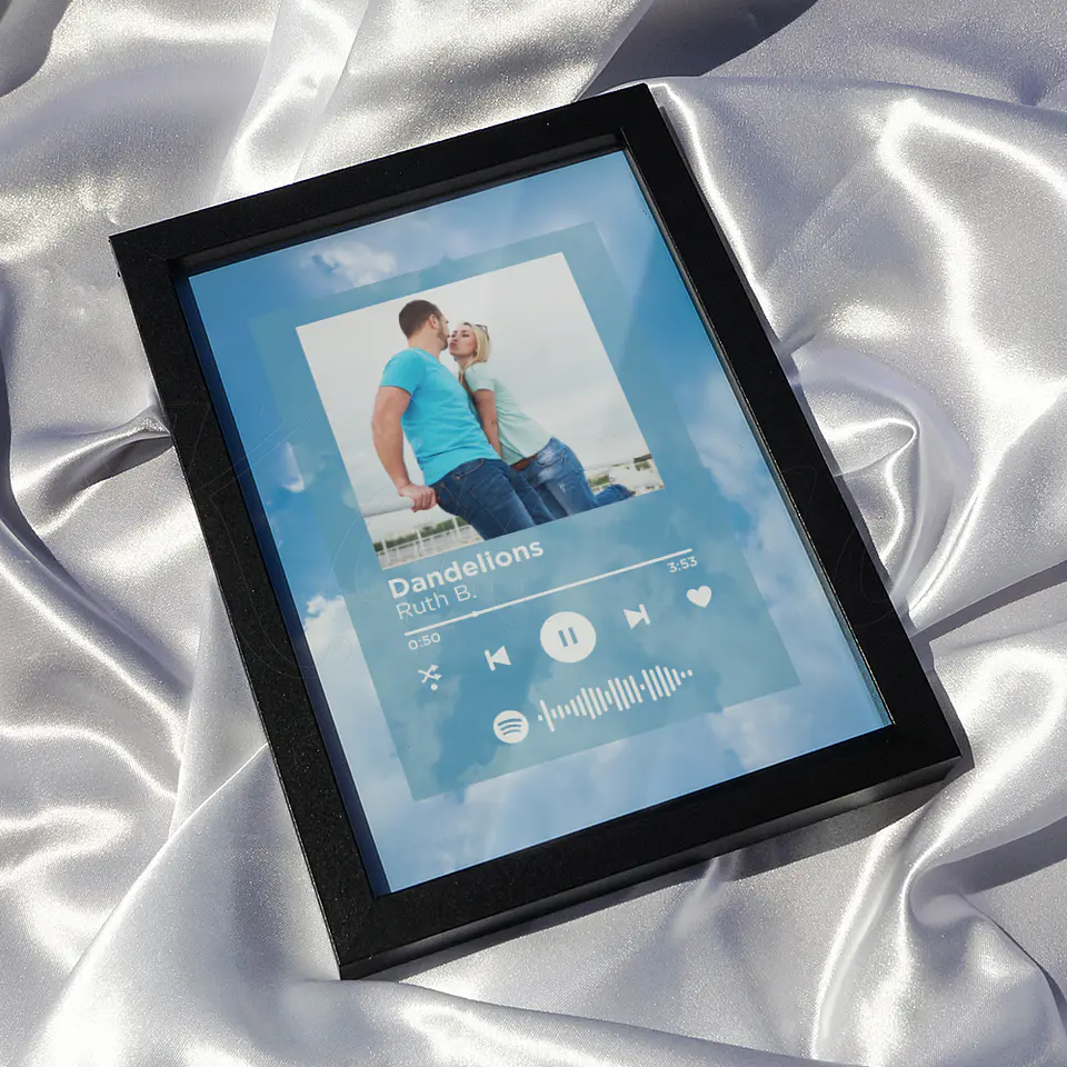Quadro Spotify Personalizado Céu 2