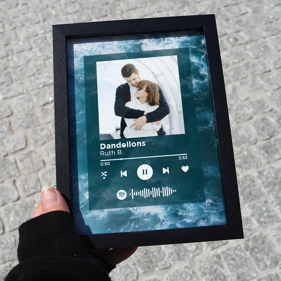 Quadro Spotify Personalizado Mar 3