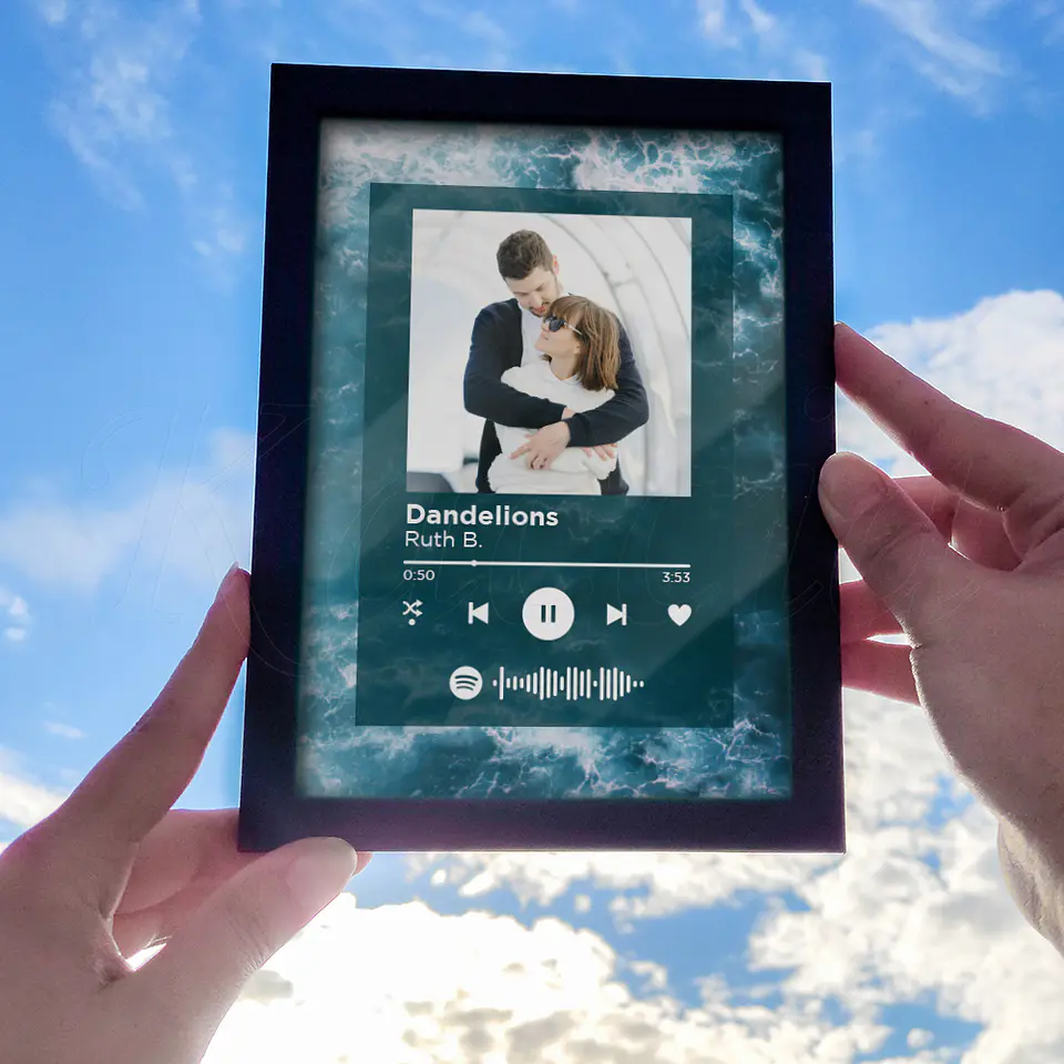 Quadro Spotify Personalizado Mar 4