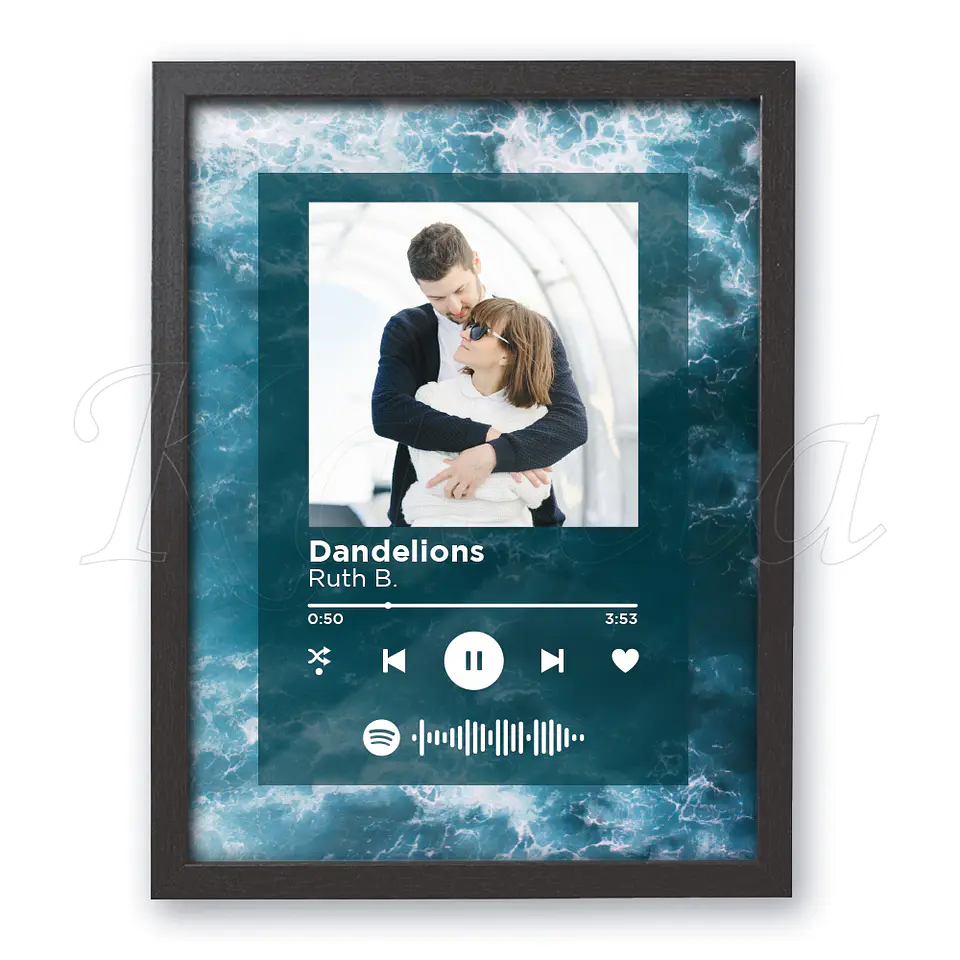 Quadro Spotify Personalizado Mar 1