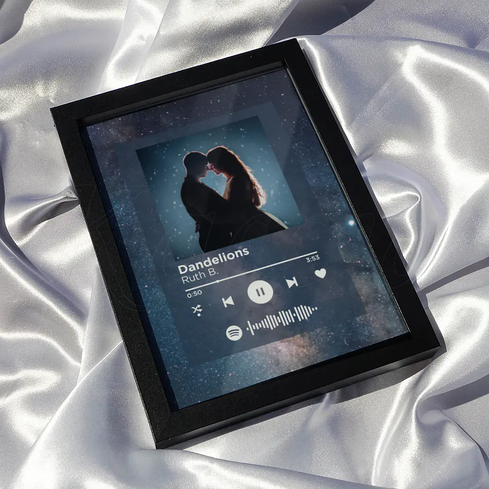 Quadro Spotify Personalizado Espaço 2