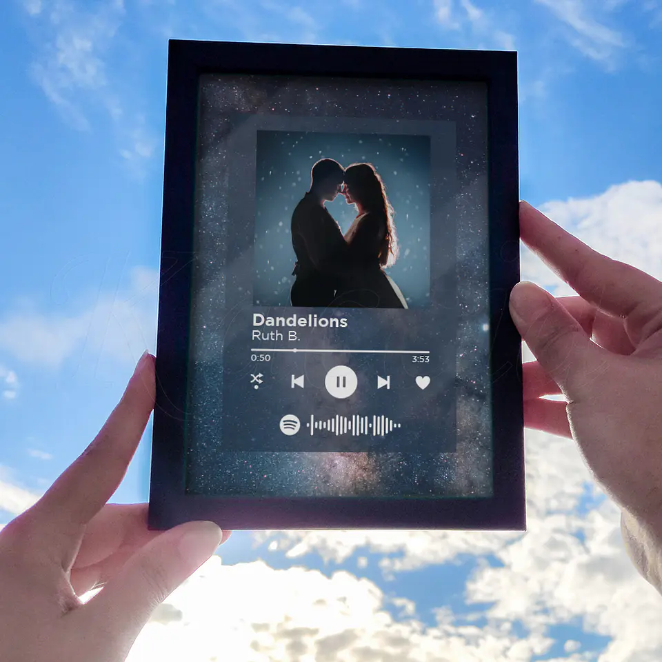 Quadro Spotify Personalizado Espaço 4