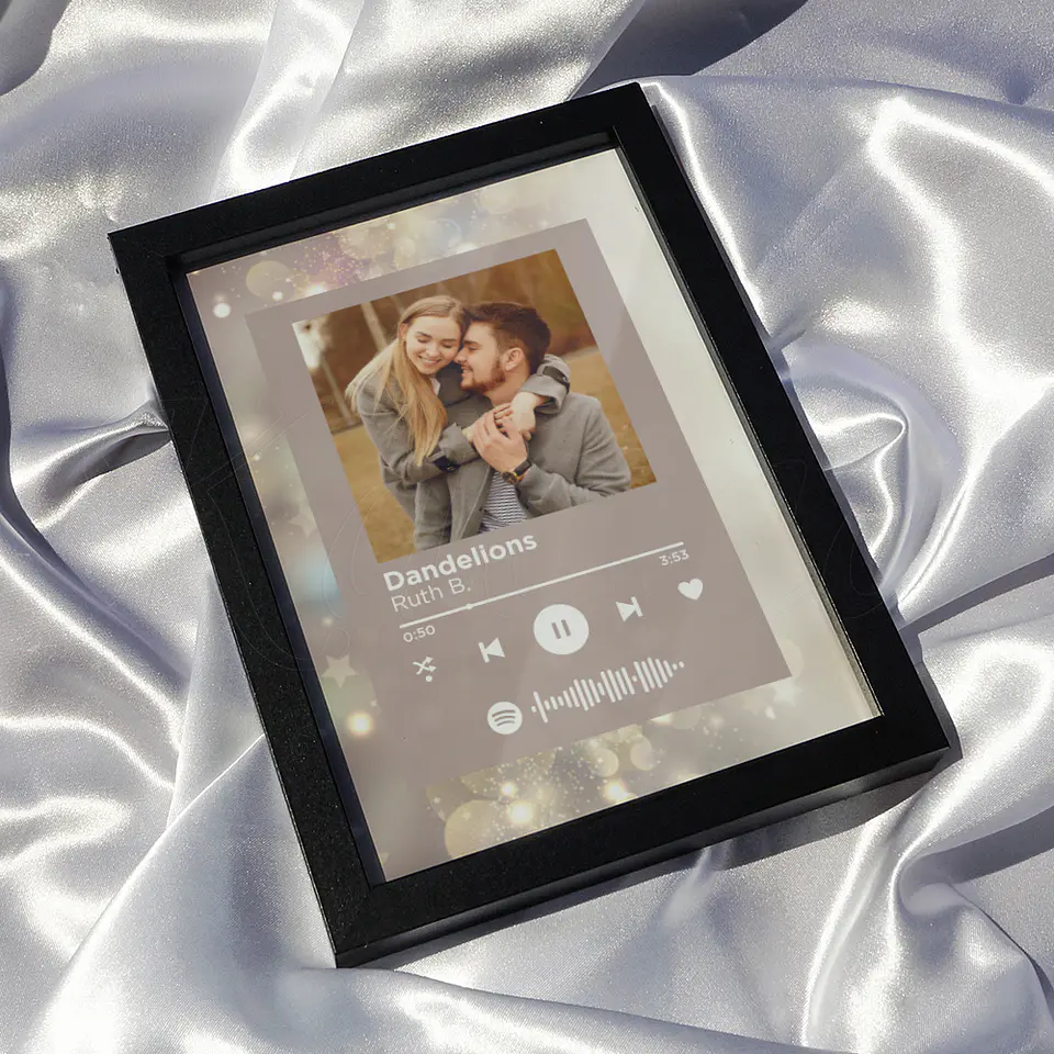 Quadro Spotify Personalizado Bokeh 2