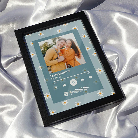 Quadro Spotify Personalizado Margaritas