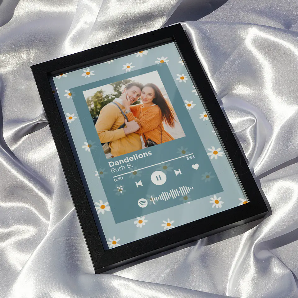 Quadro Spotify Personalizado Margaritas 2