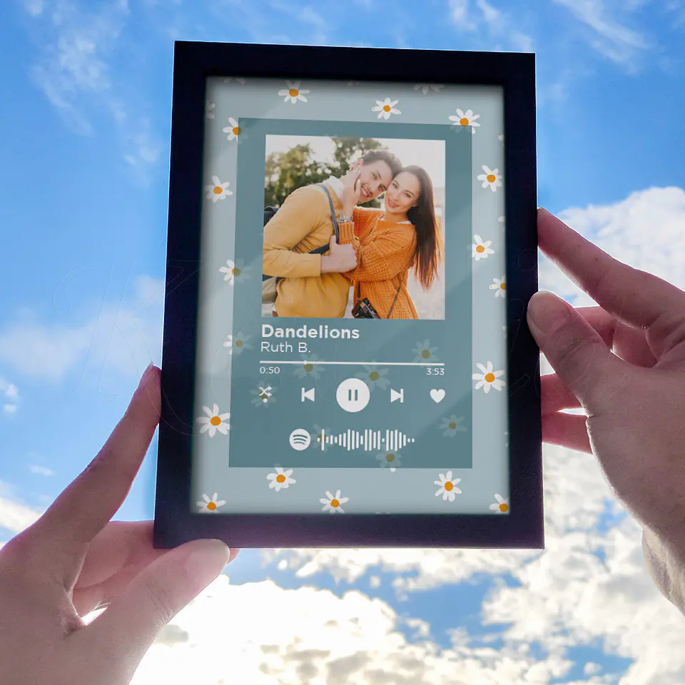 Quadro Spotify Personalizado Margaritas 4