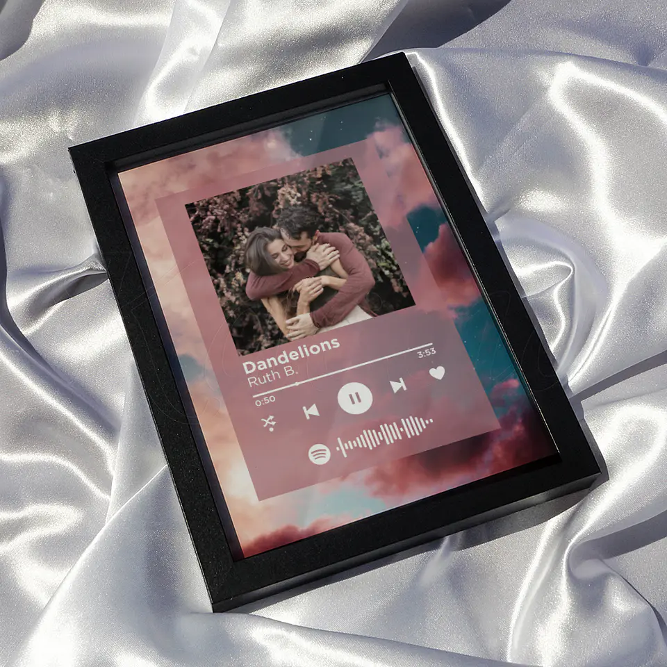 Quadro Spotify Personalizado Aesthetic 2