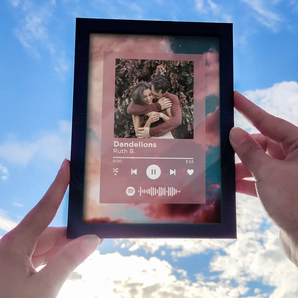 Quadro Spotify Personalizado Aesthetic 4