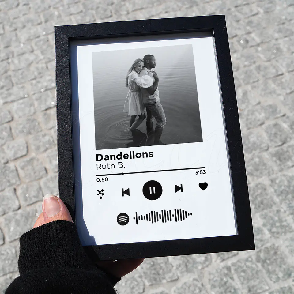 Quadro Spotify Personalizado Simple 3